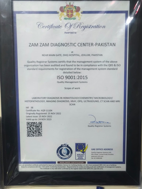 ISO 9001:2015 Certificate of Registration
